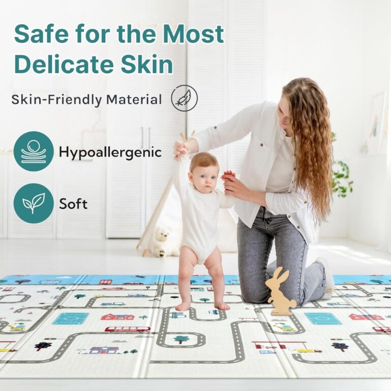 TAPETE TATAME INFANTÍL 8mm Bebê Dupla Face Embor