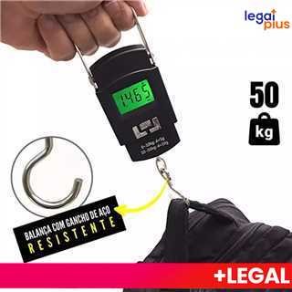 Balança Digital De Mão 50kg Portátil Precisão 