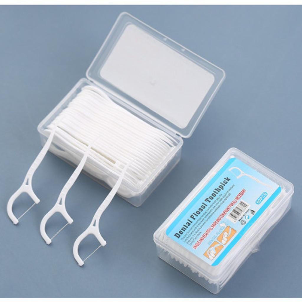 Kit com 50/100/150/200 Unidades de Fio Dental Infantil em Formato de Arco Ultrafino para uma Limpeza