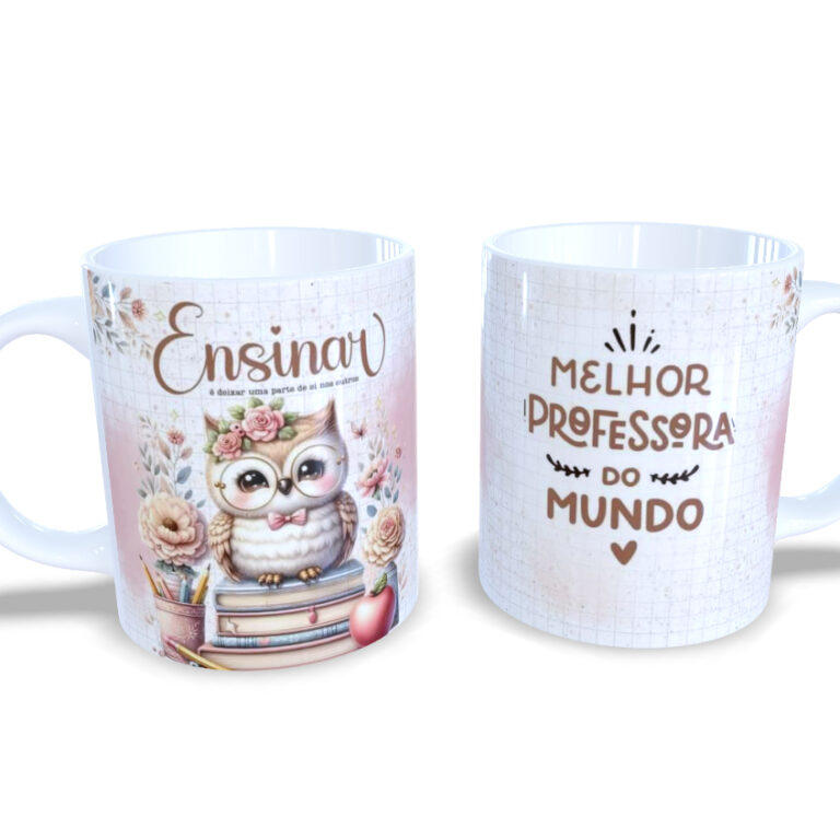 Caneca professores 325 ml porcelana