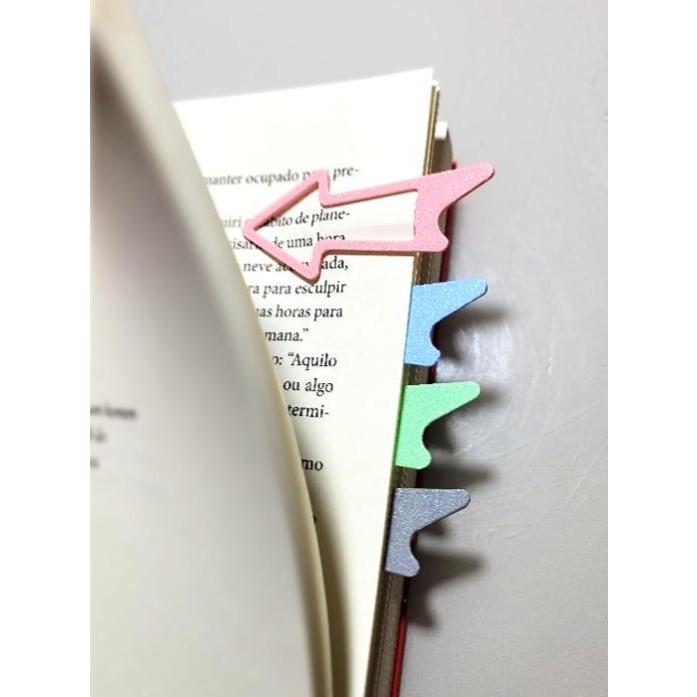 kit Marcador de Página Tipo Seta Colorido –