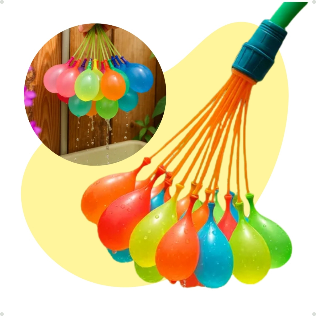 Balão De Água Guerra De Bexiga 222 Bexigas Splash Ball 1 Pacote Enche Rápido brincadeira