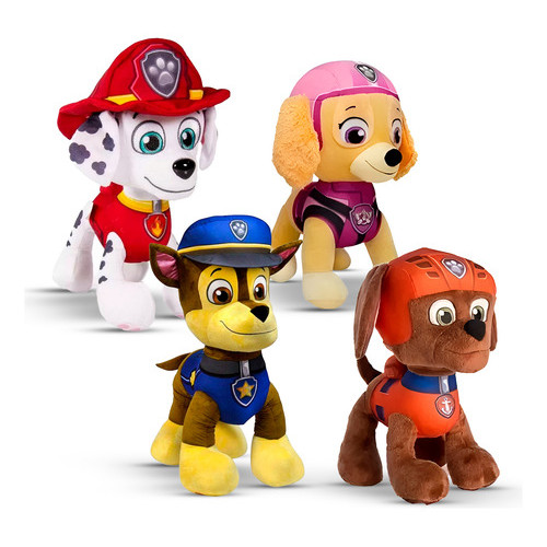 Bonecos Pelúcia Patrulha Canina Coleção Brinque