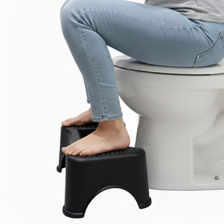 Banquinho Banheiro Antiderrapante Vaso Sanitário 