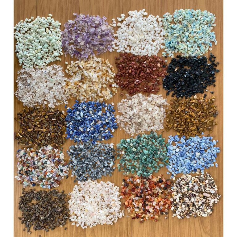 Cascalho De Pedras Naturais Para Artesanato E Deco