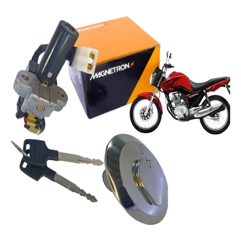 Kit Chave de Ignição Cg Titan Fan 150 2011 2012 2013 Original Magnetron