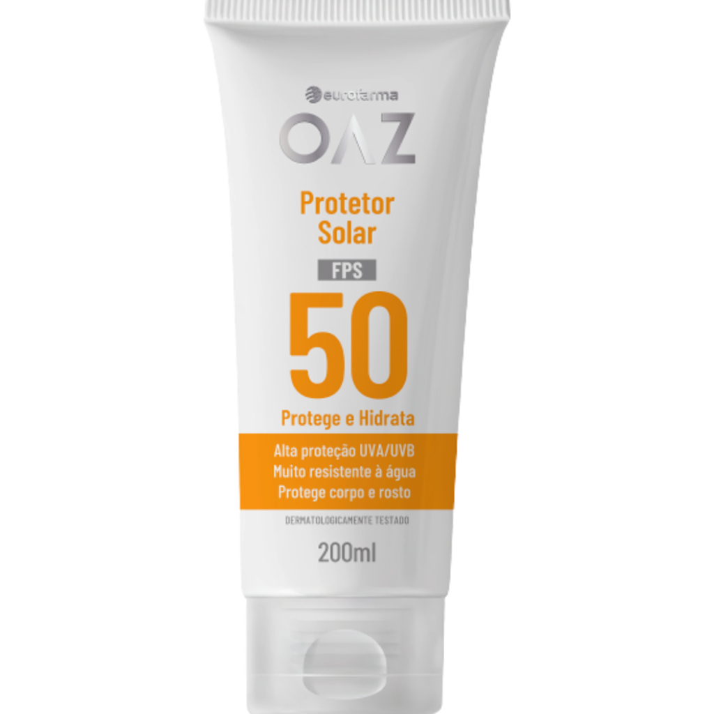 Protetor Solar Oaz Fator 50 Fps Vegano Com Toque Seco 200ml