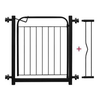 Portão Pet Cercado infantil Aço Preto Fosco 69 a