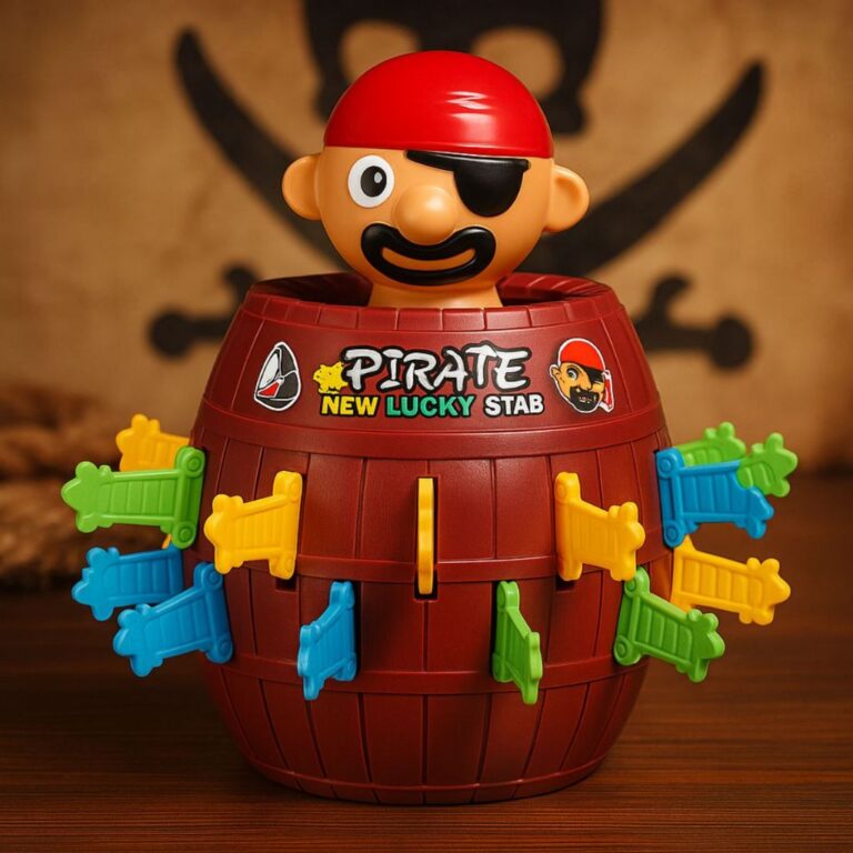 Jogo do Barril Pirata Infantil Grande Original Par