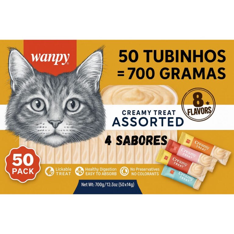 Petisco Para Gatos Truly Wanpy 10 tubinhos Sabores