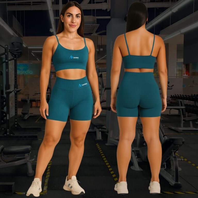 Conjunto de Academia Feminino Fitness top short Ci