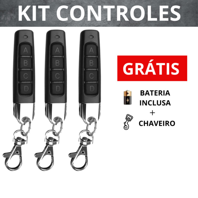 Controle de Portão Eletrônico Automático 433 Mh