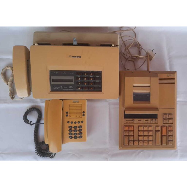 Aparelho Fax, Facit, Telefone fixo