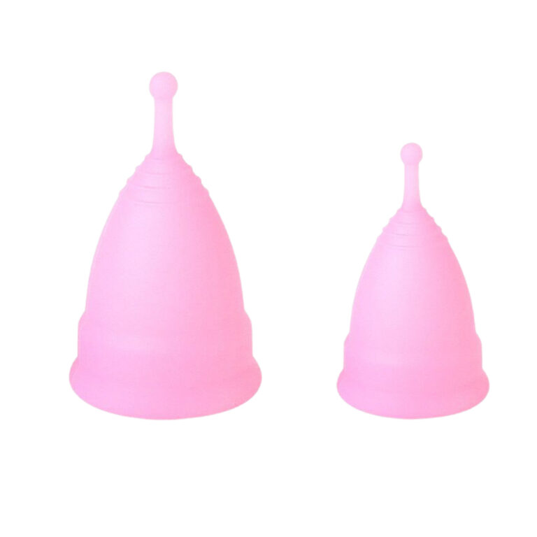 Kit 2 Coletor Menstrual reutilizável de silicone