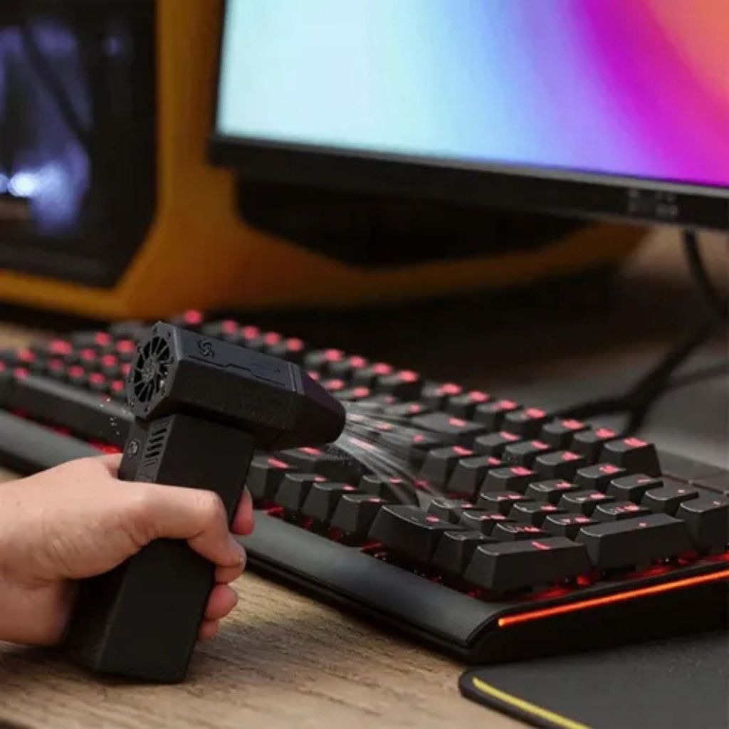 Mini Soprador De Ar Turbo Portátil Sem Fio Secador