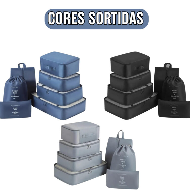 Organizador de Mala para Viagens 7 Peças