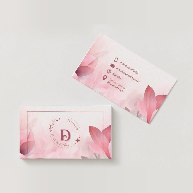 1000 unid de Cartão de Visita 9x5cm – Papel