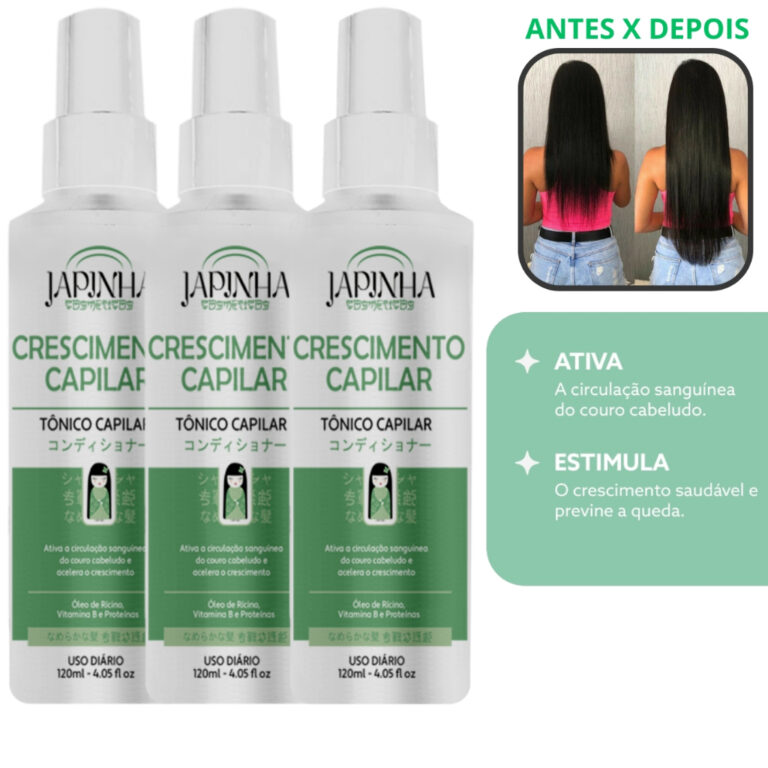 Tônico Crescimento Capilar Japinha – Perfei