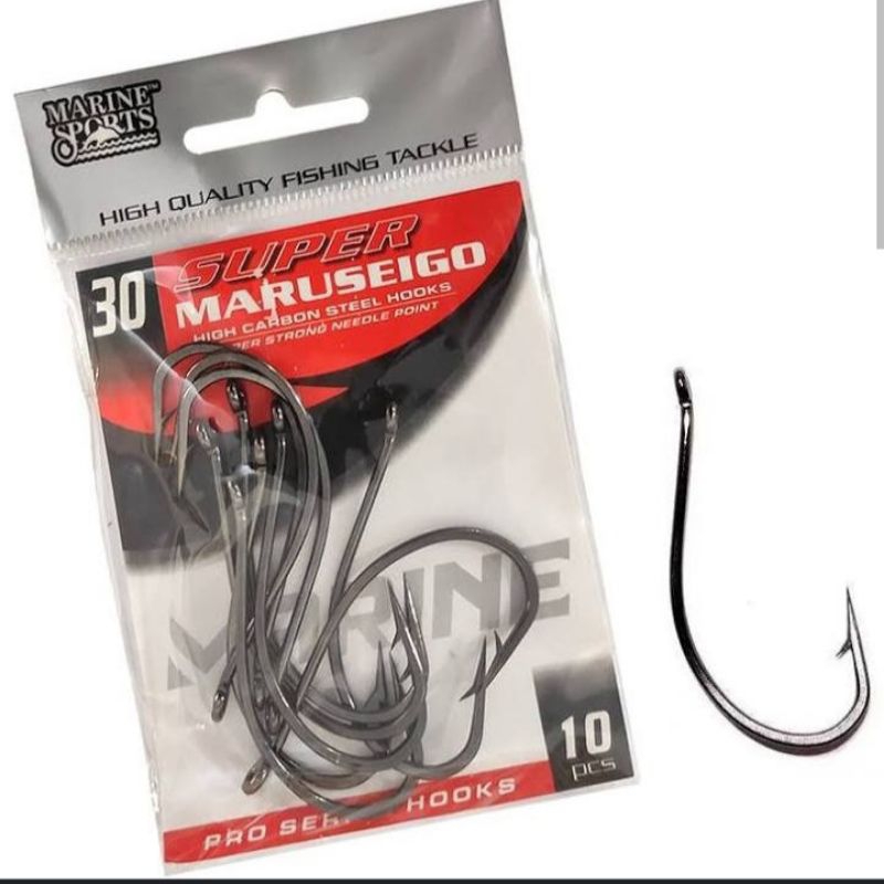Anzol Super Maruseigo Blacknickel (numero 6 ao 30)