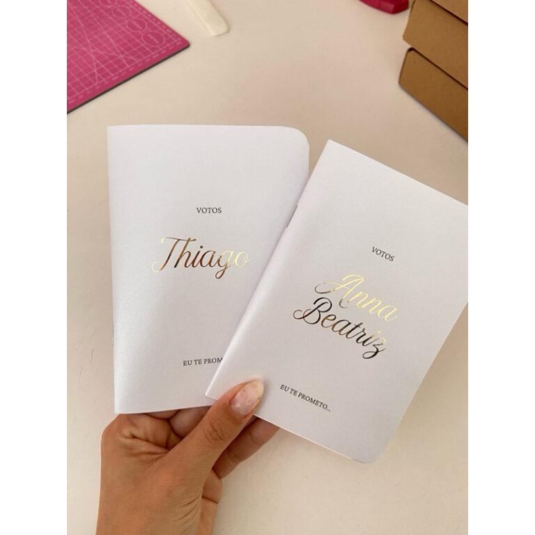 Par de Votos Pequeno Flexivel de Casamento, Votos 