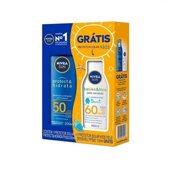 NIVEA – Kit Protetor Solar FPS 50 – 20