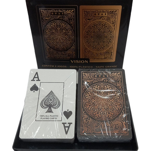 Jogo 02 Baralho Big Number Número Grande 100% Pl�