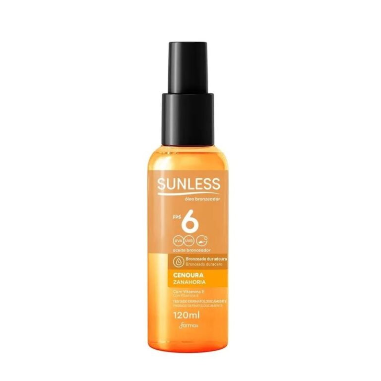 Óleo Bronzeador Cenoura 120ml FPS 6 Spray
