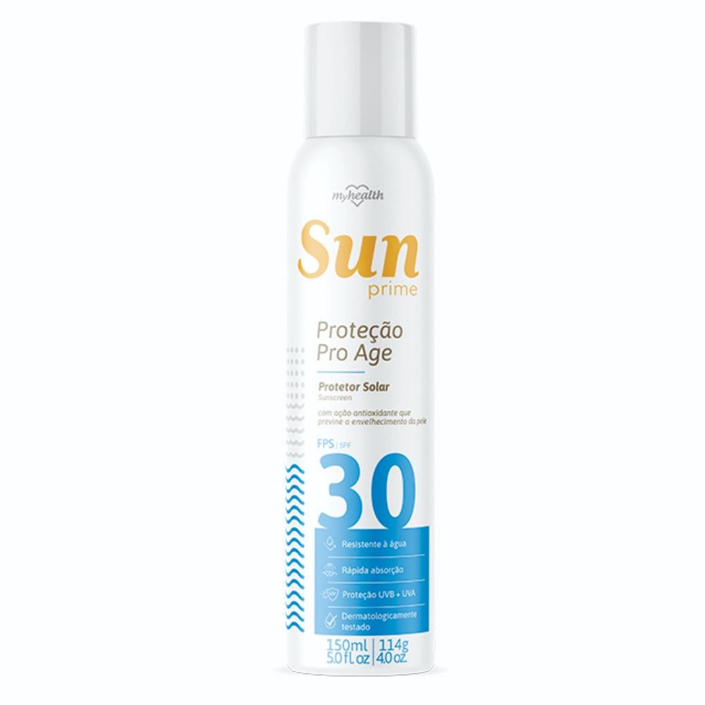 Protetor Solar Spray Aerosol Sun Prime My Health 30 Fps