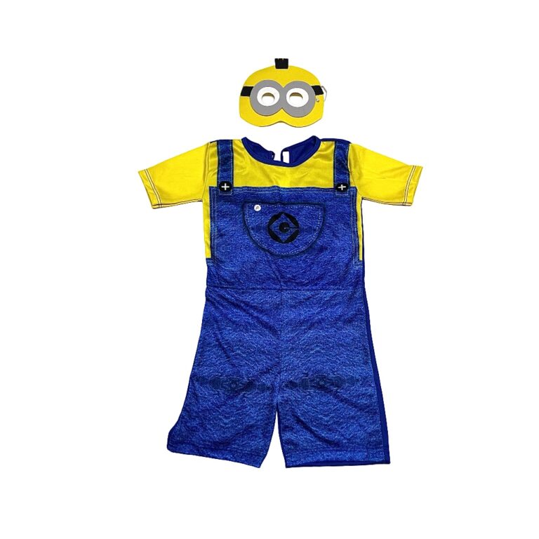 Fantasia Infantil Minions Com Máscara Envio Já