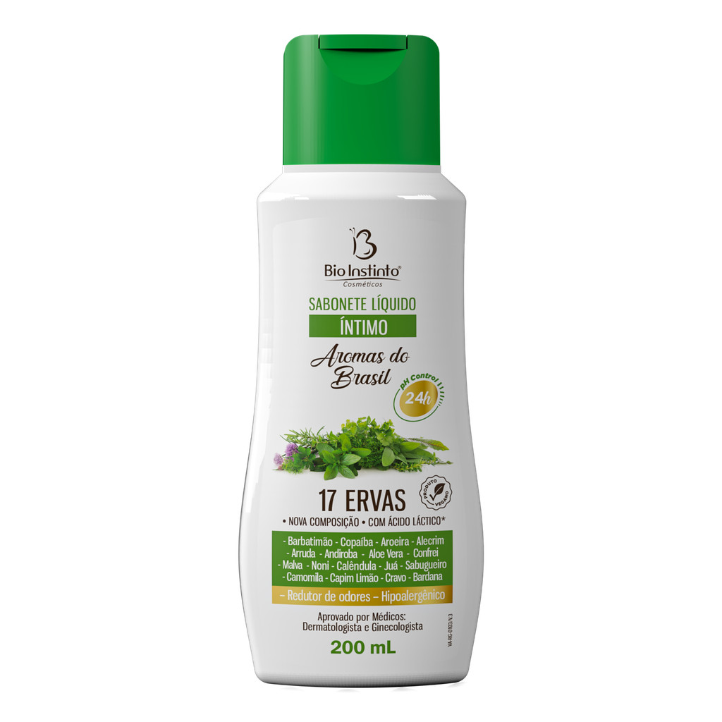 Sabonete Líquido Íntimo 17 Ervas 200ml – Bio Instinto