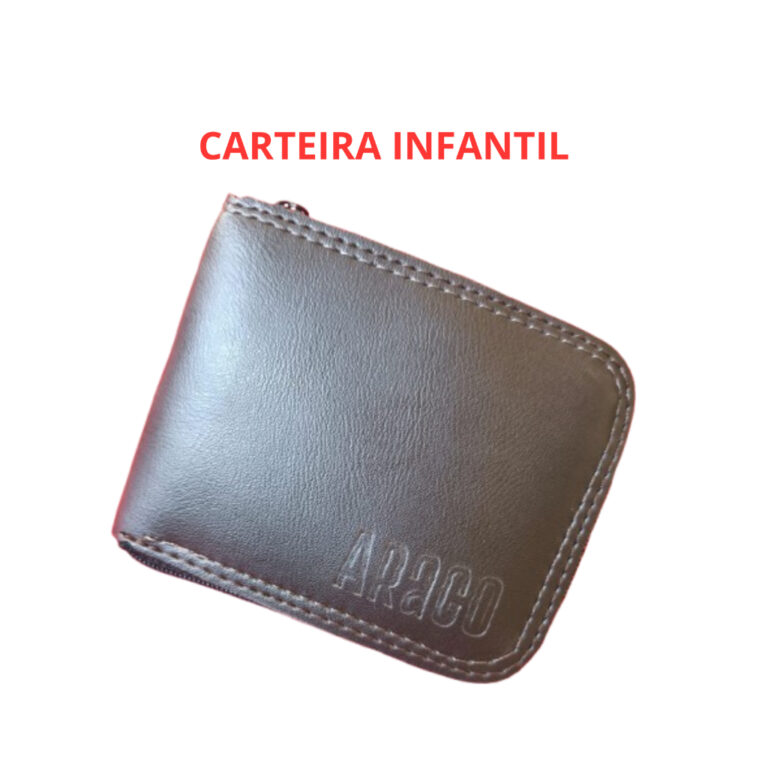Carteira Masculina Infantil Crianca Ziper Porta Ca