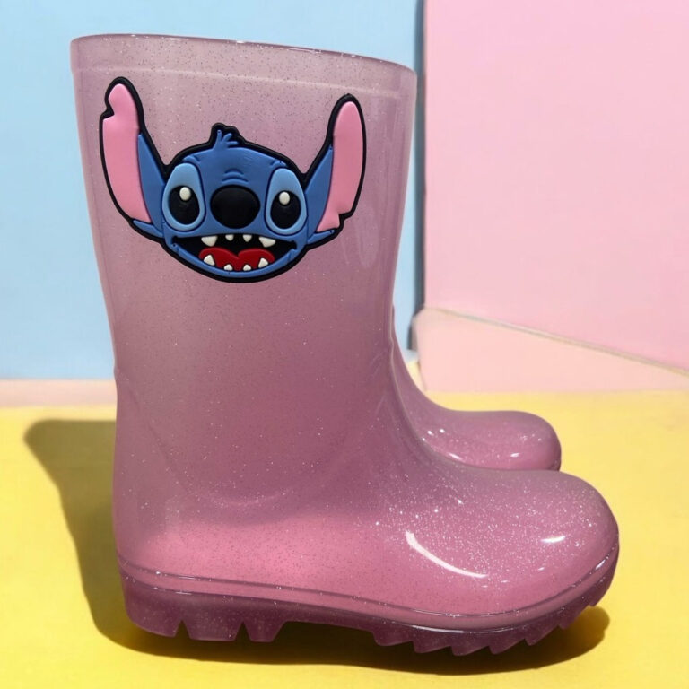 Galocha Infantil Cano Alto Para Menina Criança In