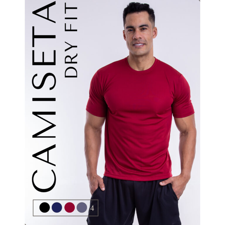 Camiseta Masculina Dry Fit Leve Treino Academia Co