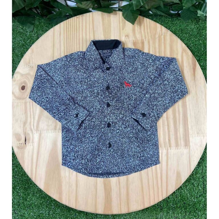 Camisa Manga Longa Mescla Nick Kids