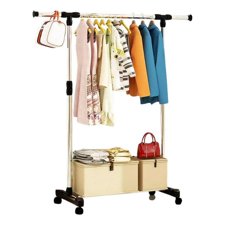 Arara Cabideiro De Roupas Com Suporte 1 Camada E R