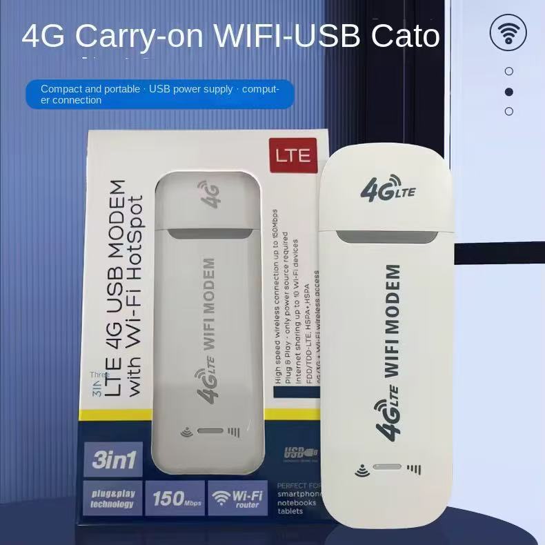 Modem Roteador 4g Desbloqueado Wifi Usb Chip Sim Card Note BRANCO