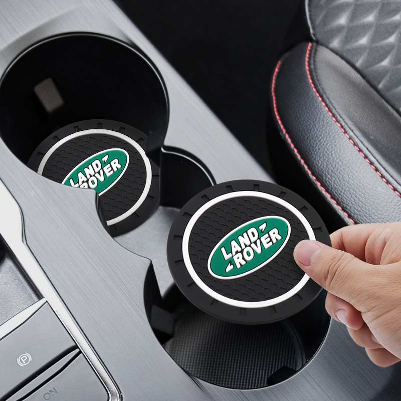 Land Rover Car Coaster Moda Decoração De Copos De Água Tapete De Silicone Para Range Evoque Velar De