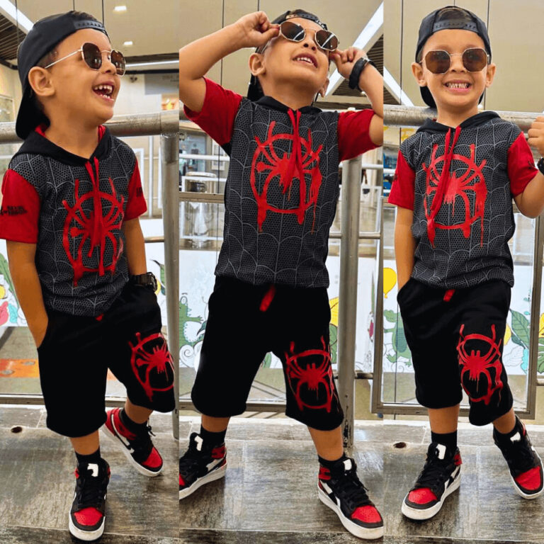 Conjunto Masculino Aranha Ultimate Herói Juvenil
