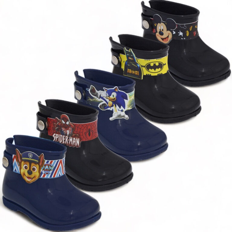 Bota Galocha Infantil Masculina Menino Impermeáve