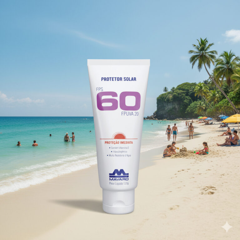 Creme Protetor Solar Fator Fps 60 Bisnaga 120g Mav