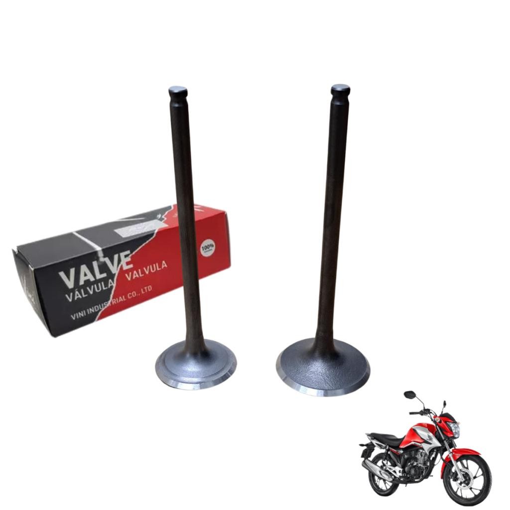 Válvula Admissão E Escape Titan 160 Start 160 Bros 160 2pç