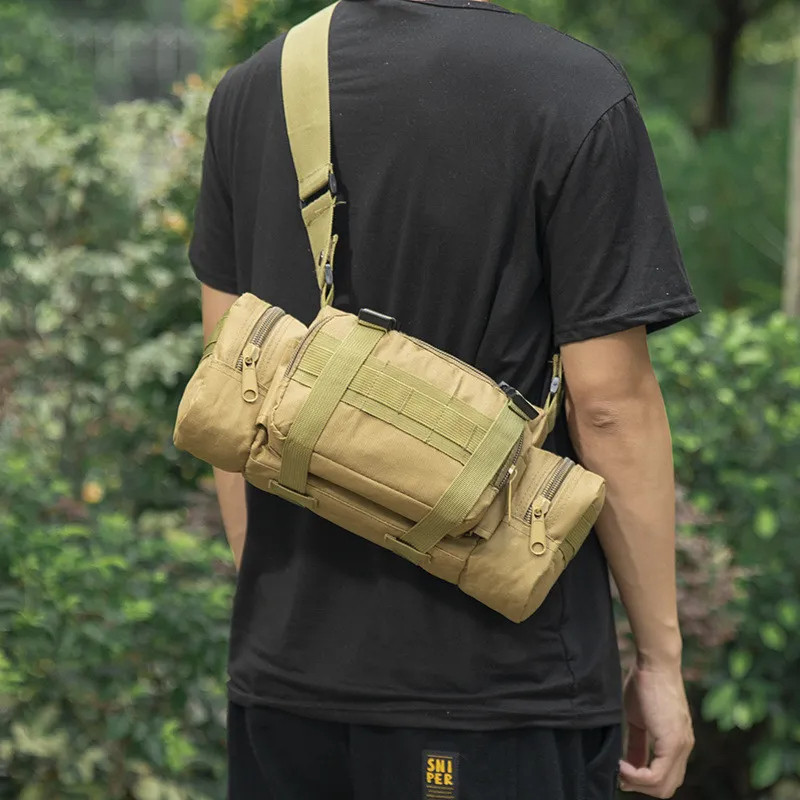 Bolsa Transversal Tática Militar Masculina Pochete Bag De Ombro