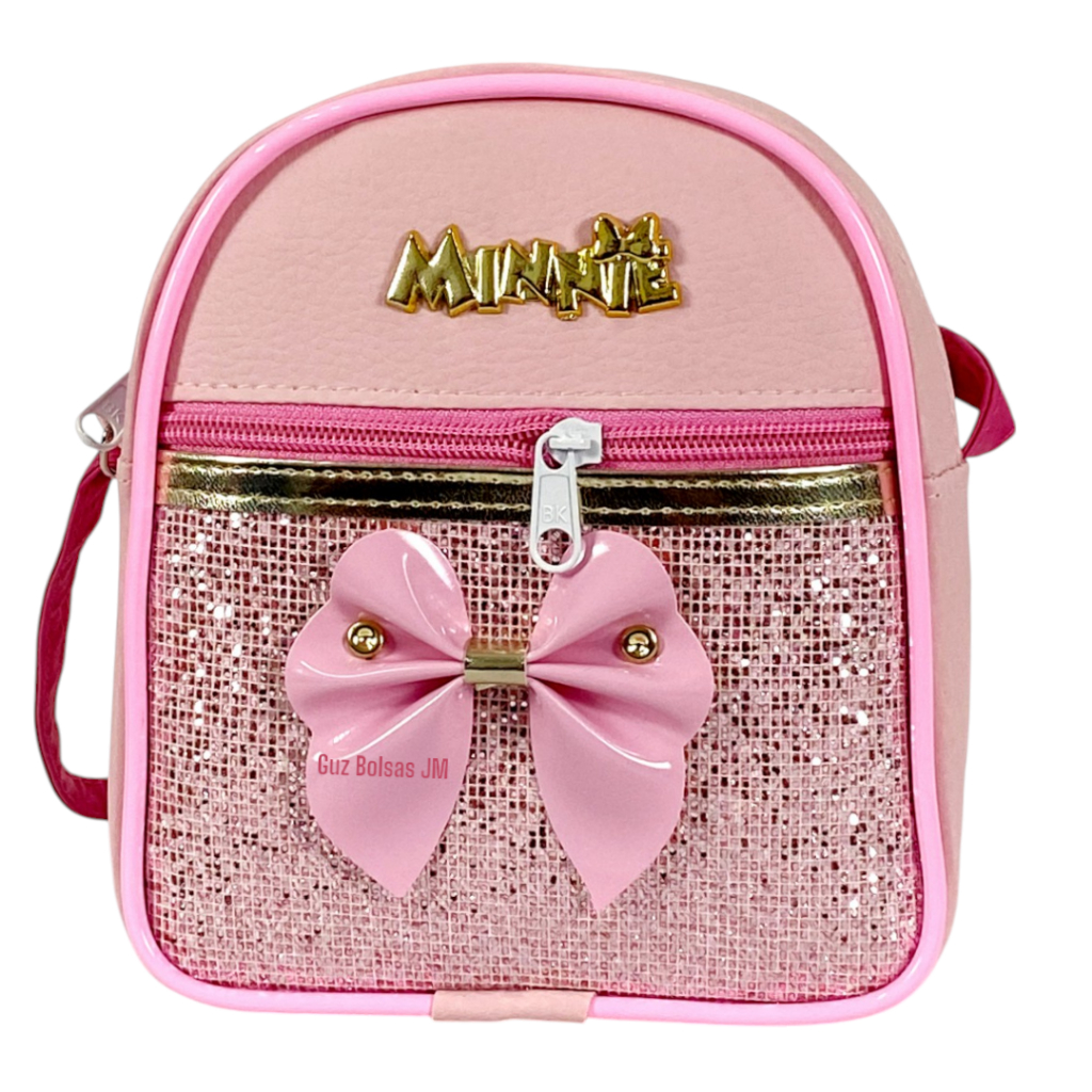 Bolsinha Infantil Da Minnie Alça Regulável de Ombro SUPER LINDA