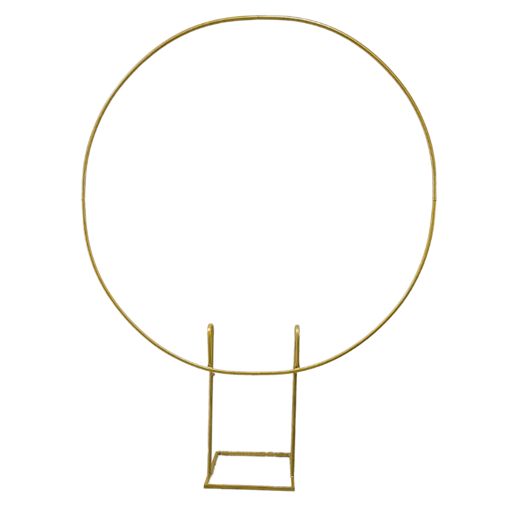 Estrutura Arco Redondo Suporte Para Painel Monte Fundo De Festa E Decoração 1,50 Banner Decorativo D