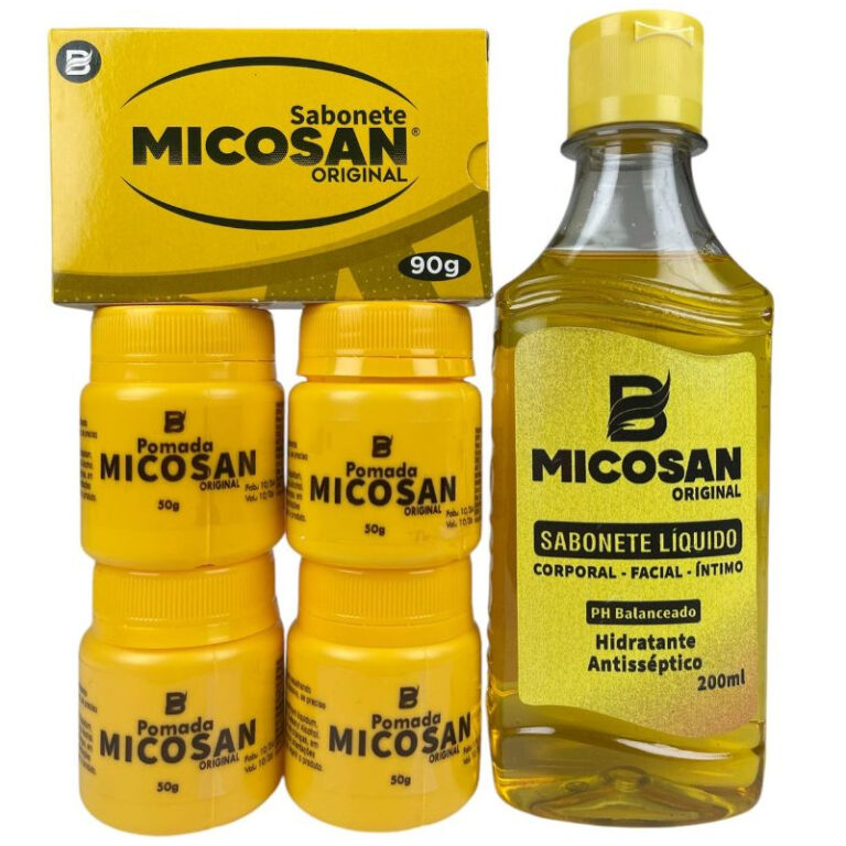 Kit Micosan Original com 4 Pomadas, 1 Sabonete Lí