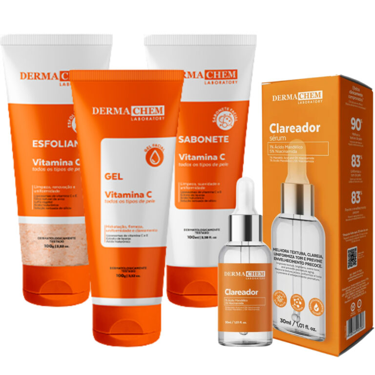 Kit skin care melasma vitamina c cuidado facial li