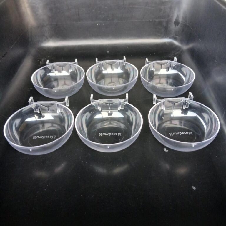 6 Unid Banheira Suspensa Cristal Para Pássaros