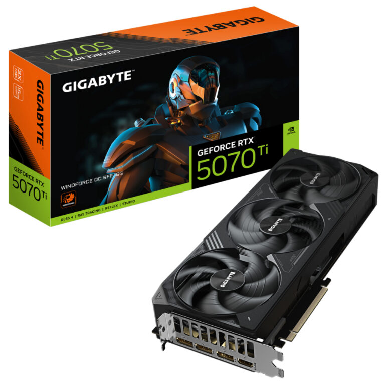 Placa de Video Gigabyte GeForce RTX 5070 Ti Windfo