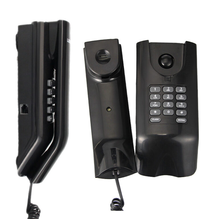 Telefone residencial com fio, pode ser usado para