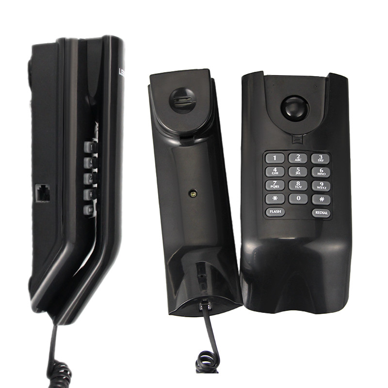 Telefone residencial com fio, pode ser usado para telefone fixo, adequado para residências, hotéis e